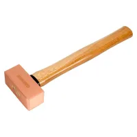 Молоток медный с деревянной рукояткой, 800 г