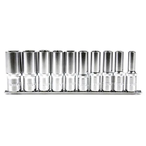 Набор глубоких торцевых головок 1/2" 6 гр. 10-24 мм 10пр. на линейке 2