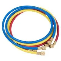Шланг заправочный для фреона 1/4" SAE х1/4"SAE, 1,5 м 