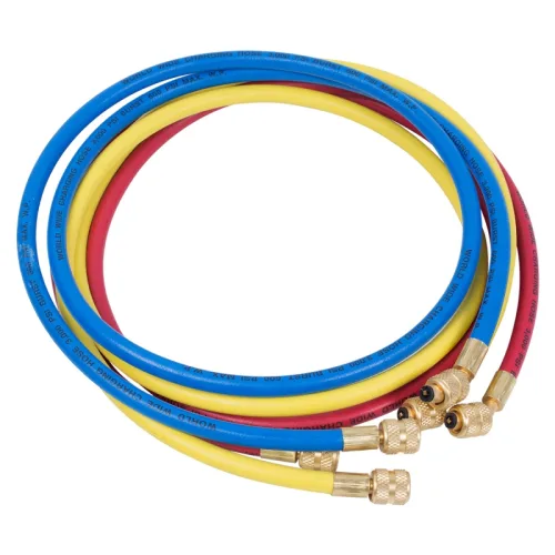 Шланг заправочный для фреона 1/4" SAE х1/4"SAE, 1,5 м  2