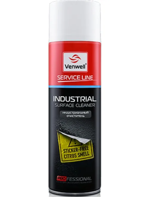 Очиститель наклеек, липких лент, насекомых Industrial cleaner (аэрозоль) 500 мл. 2
