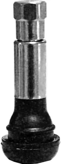 Резиновый вентиль I=48 mm с хром. насадкой и колпачком (100шт. в уп.) 2