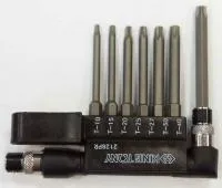 Набор вставок (бит) с воротком-битодержателем 1/4;, TORX, T10-T40, L = 60 мм, 8 предметов KING 