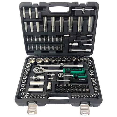 Набор ручных инструментов 1/4" и 1/2", 108 предметов 2