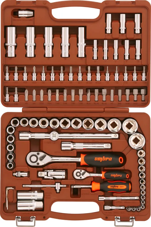 Набор инструмента универсальный 1/4", 1/2"DR, 94 предмета 2
