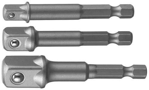 Набор переходников для механизированного инструмента 1/4",3/8",1/2"DR*1/4"HDR, 3 предмета 2