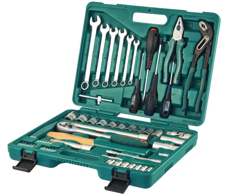 Набор инструмента универсальный 1/4", 1/2"DR, 60 предметов 2