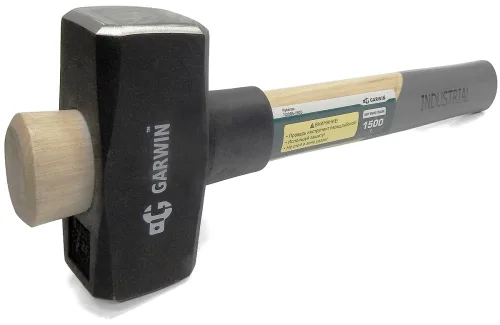 Кувалда Garwin INDUSTRIAL с обратной рукояткой из дерева гикори, 1500 г 2