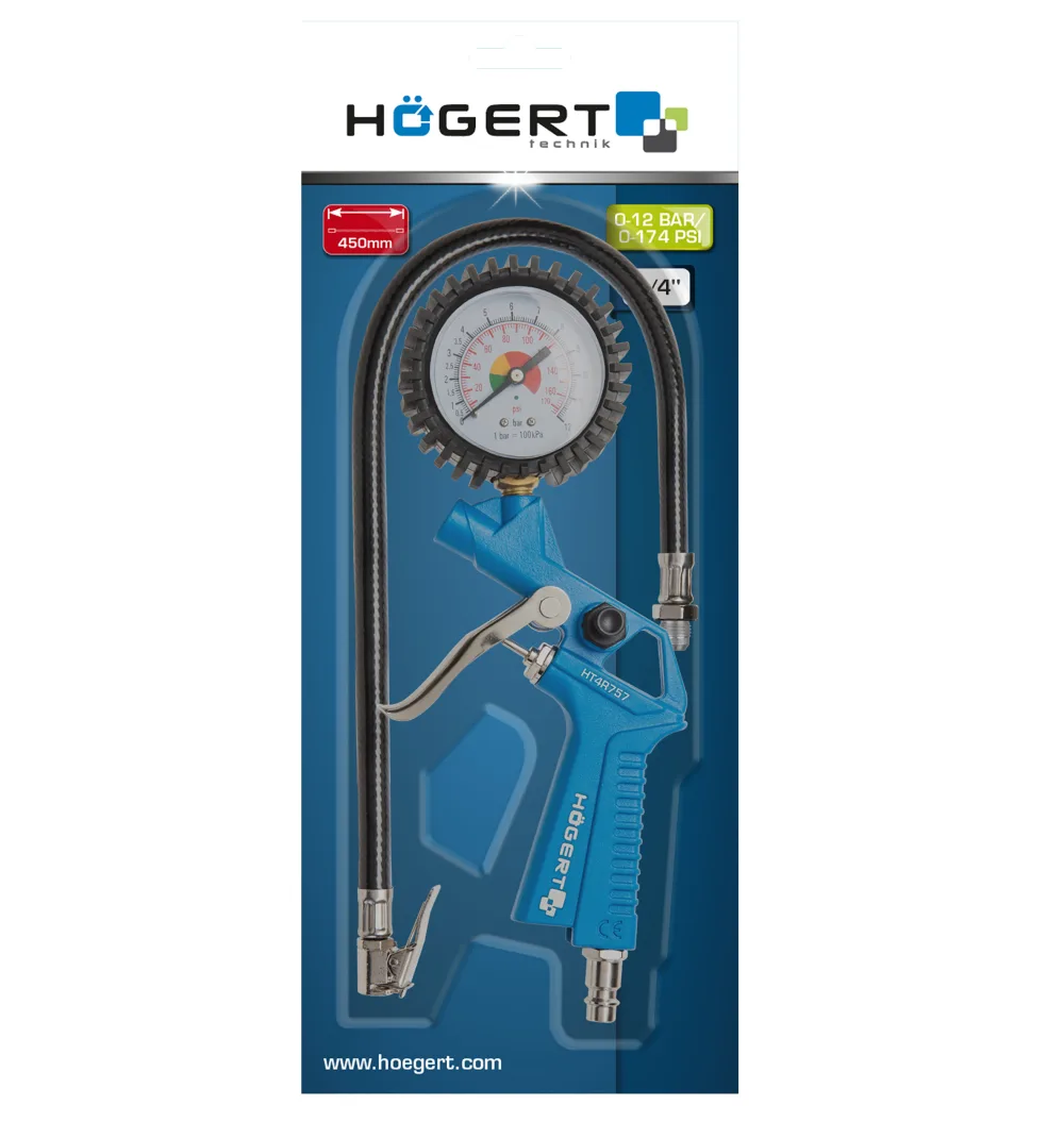 Пистолет для накачки 174 PSI/ 12 бар