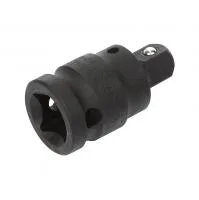 Переходник ударный 1/2"-3/8", со сменным квадратом