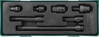 Комплект аксессуаров для ударных головок 1/2"DR, 7 предметов (ложемент)