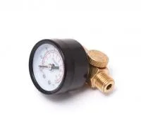 Регулятор мини с индикатором давления резьба 1/4" (0-10bar)