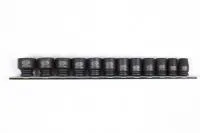 Набор ударных головок 3/8" 12 пр., 8-22 мм, на линейке