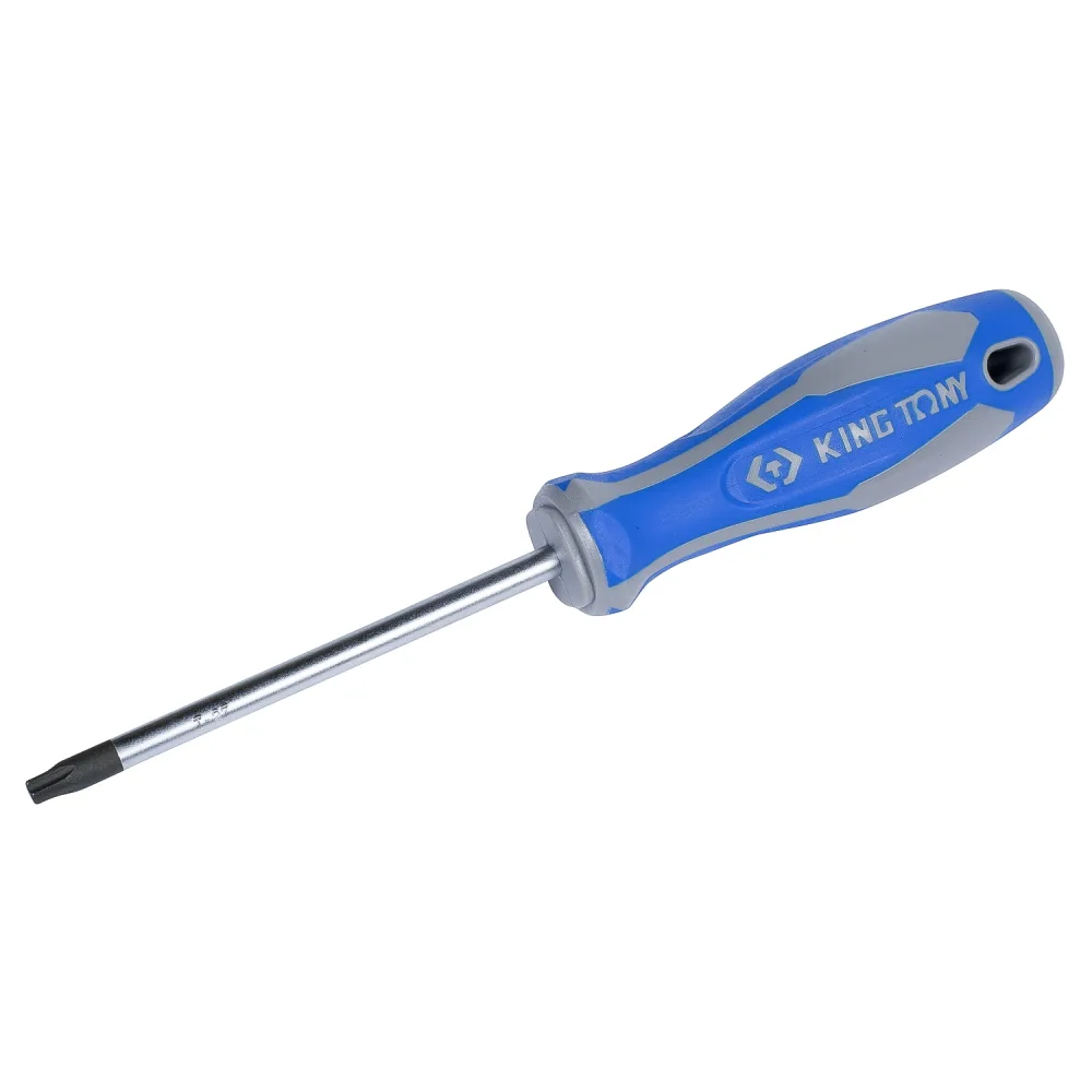 Отвертка TORX Т27, L = 100 мм, с отверстием KING TONY 14272704